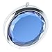 Folding Makeup Mirror - TOOGOO(R)Travel Compact Pocket Crystal Folding Makeup Mirror , Royal blue