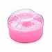 Malloom® Baby Soft Face Body Cosmetic Powder Puff Sponge Box Case Container (Pink)