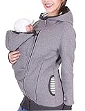 Damen Oberteil Für Schwangere Elegante Still Langarm Locker Unikat Style Umstands T Shirt Mode Große Größen Mit Kapuze Umstandsjacke Mit Babyeinsatz