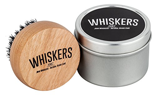 John Whiskers Bartbürste mit reinen Wildschweinborsten und edler Aufbewahrungsbox inkl. antistatischem Duo-Kamm – Bartpflege-Set – perfekt zum Auftragen von Bartwachs und Bartöl - 5