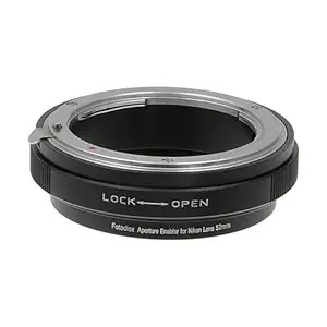 Fotodiox Aperture Control 52mm Filter for Nikon G/DX Lens in Reverse Mount for Macro Photography (Black)
