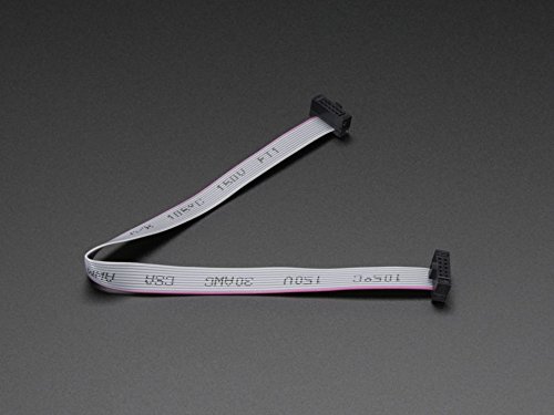 Adafruit 10-pin 2x5 Socket-Socket 1.27mm IDC (SWD) Cable - 150mm long [ADA1675]