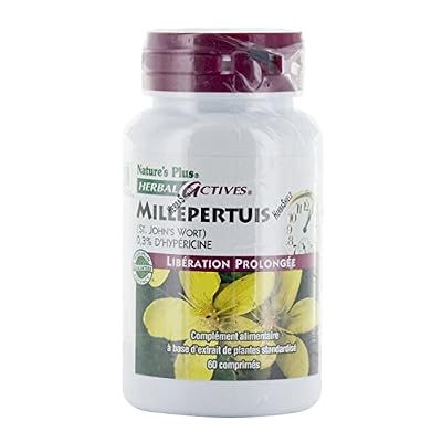 Nature's Plus Nature s plus - Millepertuis action prolongée - 60 comprimés - Contre le stress