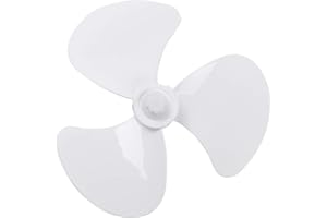 Kaerm Pale de Ventilateur Plastique/Métal Lame de Ventilateur Uniserselle Accessoires de Remplacement Rechange Trou 0.8 CM H Diamètre 36cm