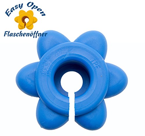 3 x Flaschenöffner | Hilfsmittel | Greifhilfe | „Easy Open“ | Brasilien-Tüte | grün, blau, zitronen-gelb - 4