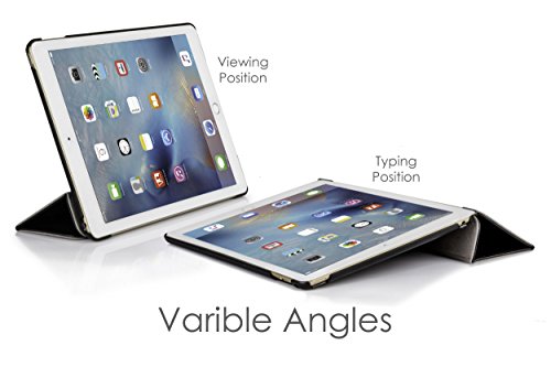 Forefront Cases® Apple iPad Pro 9.7 A1673 (Veröffentlicht März 2016) Leder Hülle Schutzhülle Tasche Smart Case Cover Stand – Rundum-Geräteschutz und intelligente Auto Schlaf / Wach Funktion – inkl. Eingabestift - 2