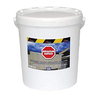 ARCANE INDUSTRIES Produit d'étanchéité toiture métallique bac acier peinture tôle bardage rouille résistant à la corrosion et aux intempéries ARCAFILM ANTICO - Gris orage - 20 Kg - ARCANE INDUSTRIES