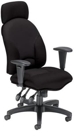 Influx Energize Aviator Armchair Seat W540xD450xH490-590mm Black Ref 11199-01Blk 414273