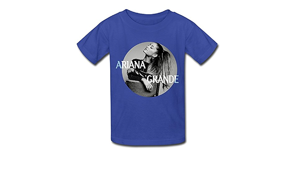Aopo, maglietta di Ariana Grande unisex per bambini (6/16 anni), unisex  Ragazzi ragazza, RoyalBlue : Amazon.it: Abbigliamento
