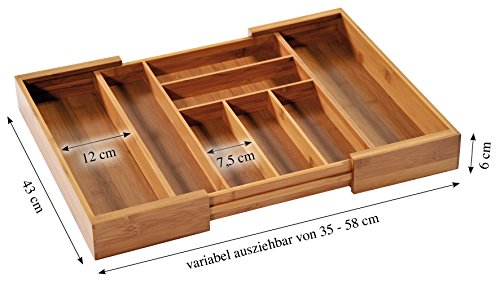 Kesper-5808513-Variabler-Besteckkasten-FSC-Bambus-Besteckkasten-Bambus-Braun-35-x-43-x-65-cm
