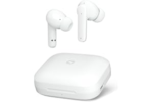 Avantalk Clan K2 - Auriculares inalámbricos para niños con protección de Volumen de Escucha Segura, Ajuste Personalizable, 3 Modos de ecualización y Controles táctiles Integrados, Color Blanco