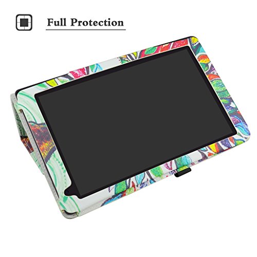 Archos 101b Oxygen hülle,Mama Mouth Folding Ständer Hülle Case mit Standfunktion für 10.1″ Archos 101b Oxygen Android 6.0 Tablet PC,Love Tree - 3