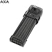 Produktbild Axa Faltschloss Fold 100 schwarz Länge 100 cm Level 9