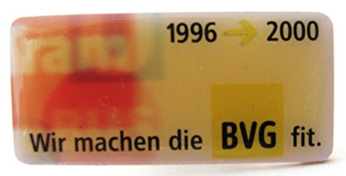 Preisvergleich Produktbild BVG - Berliner Verkehrsbetriebe fit - Pin 33 x 16 mm