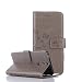 Produktbild Nokia 6 Hülle, Nokia 6 Schutzhülle, Alfort Carving Lederhülle Fashion Design Premium PU Leder Hohe Qualität Tasche Case Cover Kasten Abdeckung Wallet für Nokia 6 5.5" Smartphone Funktion Standfunktion Unterstützte Telefone und Magnetverschluss mit Schmetterling ( Grau )