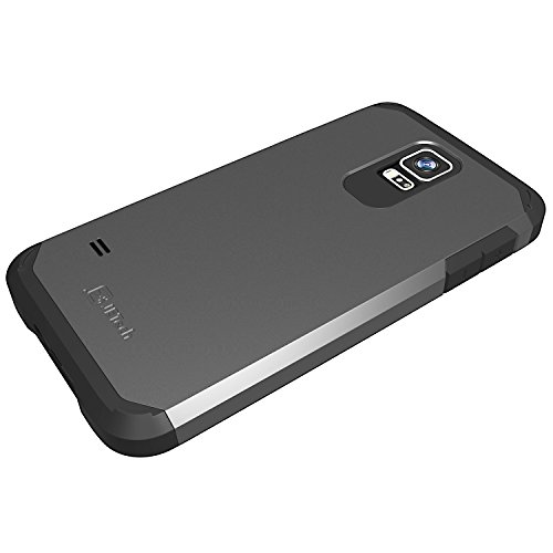 JETech S  per Protectora Samsung Galaxy S5 Funda Caracasa Ultra Delgado Ajuste Case Galaxy S V  Negro 