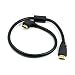 Produktbild Goliton® Recht Winkel 90 Grad HDMI Stecker auf Stecker HD Video HDTV TV Adapter Kabel - 50CM