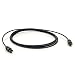 Produktbild Saxonia - 2m Optisches Kabel Toslink Digital Audio-Kabel | hochwertige Verarbeitung Schwarz