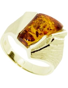 InCollections Damenring 8 Karat (333) Gelbgold mit Bernstein Größe 63 OS06736