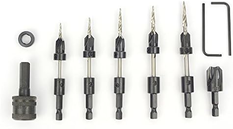 W. L. Fuller 10393010C #10 5-Piece Taper Drill Set