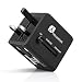 Produktbild Houzetek Universellen Reiseadapter mit 2 USB Ladegerät Reisestecker Adapter World Travel Adapter für Weltweit