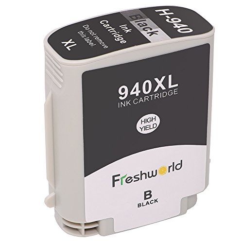 Freshworld Kompatibel Ersatz HP 940XL Tintenpatronen für HP Officejet Pro 8500 8000 8500A A809 A909a Drucker 4er Set (1 Schwarz,1 Cyan,1 Magenta,1 Gelb) - 4