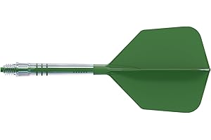 CUESOUL Rost T19 Carbone intégré Arbre de fléchette et Forme de Grande Aile de vol, Lot de 3