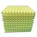 Produktbild Xmansky Flammschutzmittel Schwamm Wandaufkleber,10 Stücke Akustikschaumplatte Sound Stop Absorption Schwamm Studio KTV Schalldicht,Machen Sie Ihre Wohnumgebung wärmer 30x30x2.5cmOhne Klebstoff
