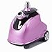 Produktbild ZXJD Stoffdampfer, professioneller Heavy Hanging Clothes Steamer, 2,2 Liter 80 Minuten kontinuierlicher Dampf, 2 Level Steam Adjustment, mit Fabric Brush/Hanger/Anti-Hot Handschuhe,Pink