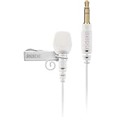 RODE Lavalier GO, Professional Lavalier Microphone Compatible with Wireless GO Series, 3.5 mm Jack, 4.5 mm Capsule, 44 dB Audio, Pop Filt