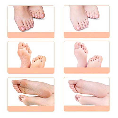 Exfoliating Peel Off Fuß Maske Baby Soft Feet Entfernen Callus Hard Dead Fuß Hautpflege (3 Stücke) - 4