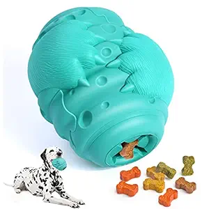 Clawsable Dog Chew Toys for Aggressive Chewers, Durable Dog Puzzle Toy, IQ Dog Treat Toys Ball, Indestructible Food Dispensing Teeth Cleaning Toys for Puppy Small Medium Large Dogs