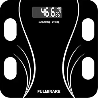 Fulminare India Electronic Thick Tempered Glass LCD Display Digital Personal Bathroom Health Body Weight Weighing Scales For Body Weight,weight machine for human body,weighing machine (Weight Scale)