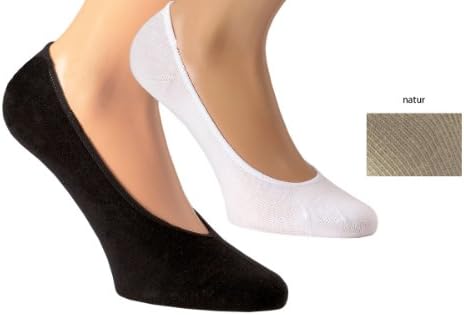 VITASOX Soft Cotton Liners for Women and Men 6 Pair Pack 3 Colour Variations