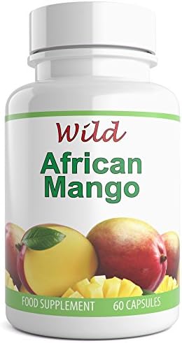WILD African Mango Tablets Advanced Proprietary blend 1200mg. Added Caffeine Apple Cider Vinegar Leptin Supplement Fat Burning and Weight Loss for Men and Women. Maqui Berry &amp; Irvingia Gabonensis. 60 Capsules gives a Full One Month/30 Day Supply. WILD ESSENTIALS Proudly Manufactured in the UK.