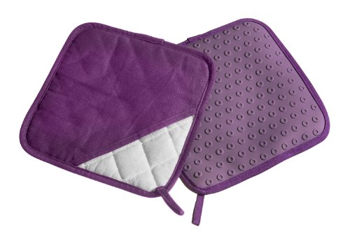 Lurch 70092 Topflappen / Untersetzer, 2-er Set, beere