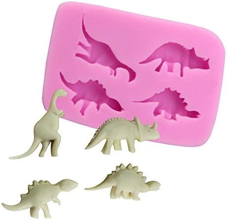 Yaxitu Dinosaur Silicone Fondant Cake Decorating Mould Chocolate Mould Baking