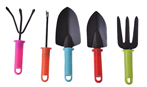 Pindia Garden Tool Kit (Multicolour, 5-Pieces, Metal) RS.321 (52.00% Off) - Amazon