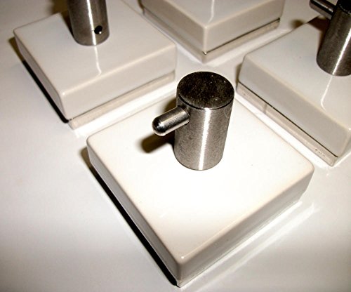 Preisvergleich Produktbild HACEKA Keramik + gebürstetes Edelstahl Haken Handtuchhalter Wandhaken Hanging Systems NEU