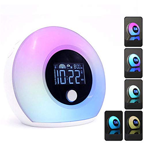 Preisvergleich Produktbild Bluetooth-Lautsprecher - Kreatives Geschenk Intelligente LED-Digitaluhr mit Weckfunktion zum Aufladen des Nachtlicht-Weckers