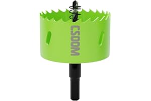 CSOOM 63mm M42 Bi-Metall-Lochsäge Bohrkrone Für Arbeiten in Gipskarton, Kunststoff, Holz, dünnes Metall, dünnem Stahl-blech, Hochleistungs-Bohrwerkzeug