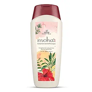 moha: Anti-Dandruff Shampoo For Men & Women With Perfect Blend Of Hibiscus & Tea Tree Oil | Hair Shampoo For flakes | For All Types (200 ML)
