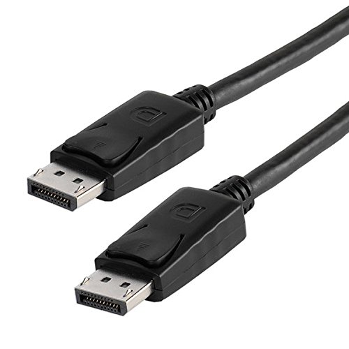 Vivanco DisplayPort Kabel (1,8 m, Stecker auf Stecker) schwarz