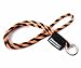 Produktbild Original Lanyards® LEIS LABEL Schlüsselband, Schlüsselanhänger - schwarz/ orange