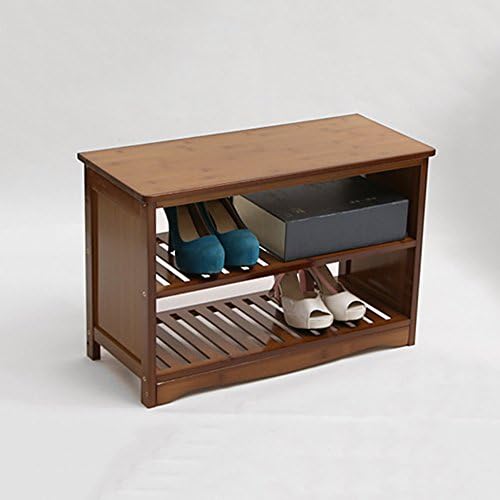 QIN PING GUO QPG Rack Shoe Rack Shoe Locker Home Solid Wood Shoe Bench Living Room Door Shoe Bench Storage