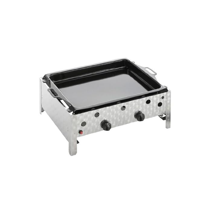 Landmann Gasbrter 2 Flammig Mit Pfanne Silber 695 X 585 X 27 Cm