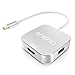 Produktbild USB C HUB ADAPTER ,Aluminum Multi-Port USB-C Docking With one 4K HDMI output Port, 2 USB3.0 Ports,1USB USB C Port PD CHARGING+DATA TRANSFERING FOR 2016/2017 MacBook,Macbook Pro,2017 iMac