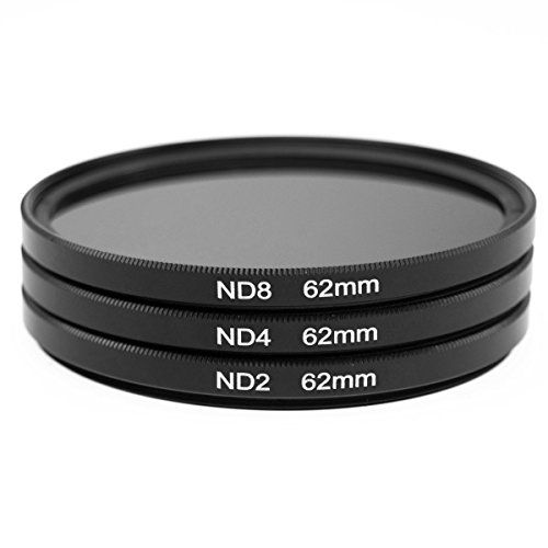 XCSOURCE   Filtre Densit   Neutre ND2 ND4 ND8 62mm pour Nikon D7100 D7000 D5200 D5100 D3200 D3100 D3000 D90 Canon 6D 600D 550D 1100D 1000D 700D 650D 70D 60D 50D 40D 30D addap      appareil photo r  flex  Cam  ra num  rique DV   cam  scope avec un objectif de 62mm de diam  tre LF287