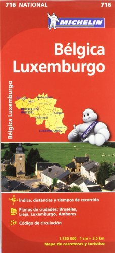 Mapa National Bélgica Luxemburgo (Mapas National Michelin) Mapa National Bélgica Luxemburgo (Mapas National Michelin)