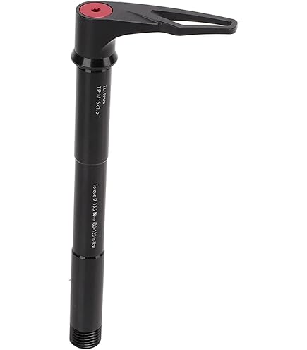 Adattatore Mozzo Bici A Sgancio Rapido - Convertitore Assale Passante, Lega Alluminio Nero - Foto 7